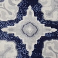 thumbnail image 5 of Home Dynamix Tremont Salem Transitional Medallion Area Rug, Navy Blue/Ivory, 5'2" Round, 5 of 5
