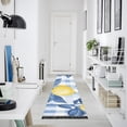 thumbnail image 4 of Yayeee Runner Rug for Bedroom 2'x6' Machine Washable Hallway Non Slip Mat, Light Blue Lemon, 4 of 8