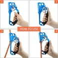 thumbnail image 4 of Lemohome Right Hand Ascender 8-13mm Vertical Rope Rock Climbing Caving Rescue Gear, 4 of 6
