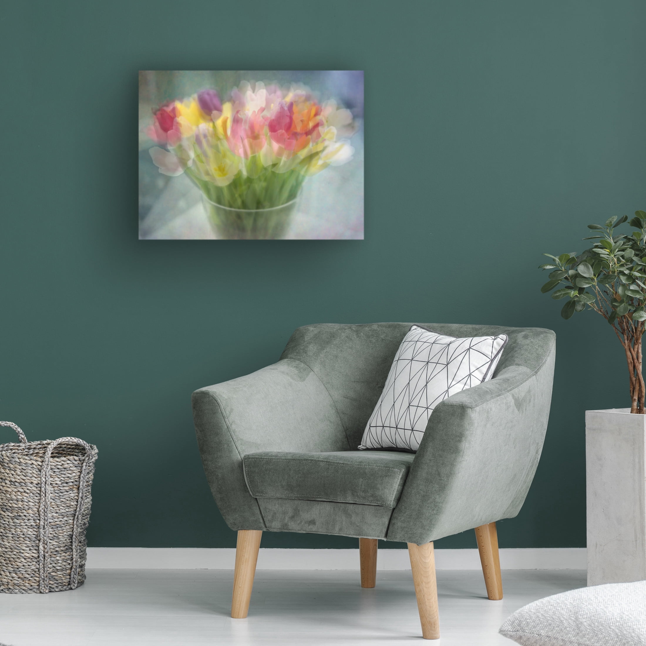 Trademark Fine Art Katarina Holmstrom Tulips Canvas Wall Art