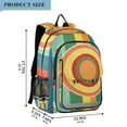 thumbnail image 2 of FORMRS School Backpack 17" Student Travel Bag with Laptop Compartment, Colorful Stripes, 2 of 7