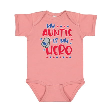 

Inktastic Memorial Day My Auntie is My Hero Gift Baby Boy or Baby Girl Bodysuit