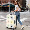 thumbnail image 5 of Stretch Luggage Cover XL(29-32in)– Elastic Travel Suitcase Protector with Handle Openings & Bottom Closure, Washable Polyester Spandex Suitcases Cover, Daisy Flower Print, 5 of 5