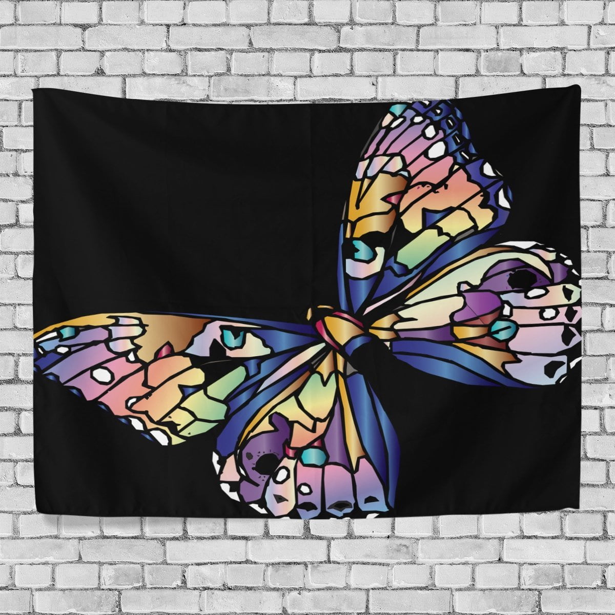 POPCreation Purple Butterfly Home Decoration Wall Tapestry 60x40 inches