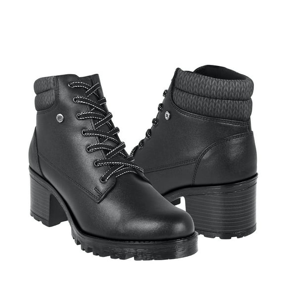 BOTINES STYLO MUJER 107 SIMIPIEL NEGRO