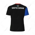 thumbnail image 4 of Exclusive design South Sudan Flag Grain 3D Printed Men For Running Bike Soccer Tennis Fitness Sports tshirt Mesh Short T-shirt, 4 of 18
