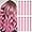 10PCS-Neon Pink, variant on 22 inch Colored Purple Hair Extensions Clip in Kid's Party Highlights, Purple Accessories Hairpiece Straight for Girls Women (10 Pcs Purple)