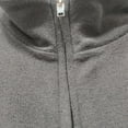 thumbnail image 3 of Men‘s Stand Collar Zipped Knit Sweater in Solid Color, 3 of 4