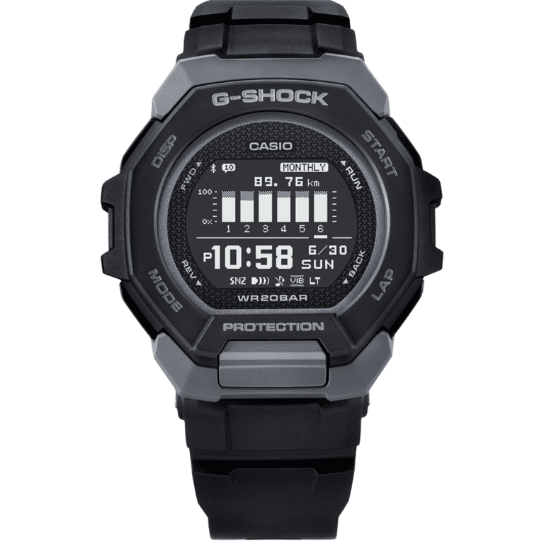 G-Shock Men's Connected Fitness Watch GBD300-1 – Bluetooth, Shock