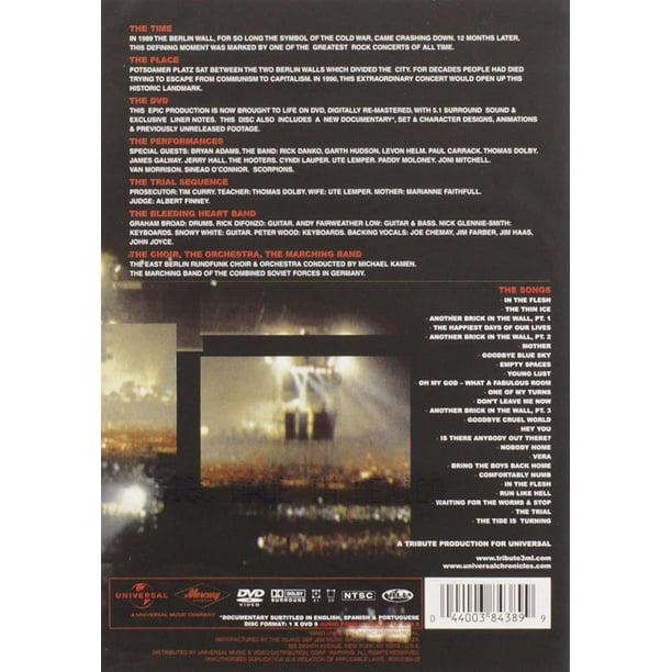 rotación tanto rizo Roger Waters: The Wall: Live in London (Special Edition) (DVD) - Walmart.com