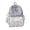 F39-Grey, variant on FYDUU Plaid Backpack for Girls School Bag Stylish Lace Checkered Backpack School Bookbag Casual Daypack Cute Bow Schoolbags