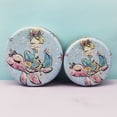thumbnail image 4 of Neinkie Mermaid Candle Tin Jars Round Tinplate Candy Tea Tin Party Favors Gift Boxes Candy Storage Box Sweets Coffee Chocolate Sugar Sweet Boxes Tea Containers Decoration Candy Box, 4 of 7