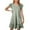 Green, variant on YAYUBA Dresses for Women V Neck Peplum Sleeve Loose Waist Short Sleeve Dress Cruise Outfits for Women