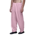 thumbnail image 2 of Atasi Solid Ready Made Adjustable Drawstring Pajama For Mens Ethnic Bottom Pant, 2 of 6