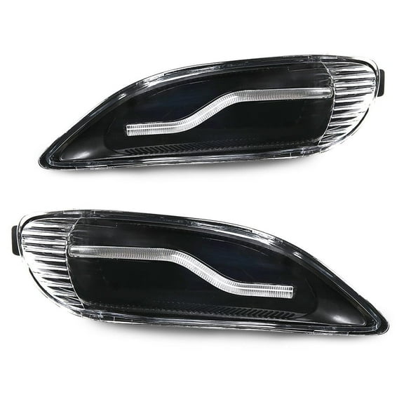 CROSSDESIGN Front LED Fog Lights Fit for Toyota Corolla 2001-2008 Camry 2002-2004 Fog Lamps