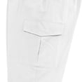 thumbnail image 5 of Kureaily Mens Cotton Yoga Pants Elastic Waist Trousers Casual Summer Beach Cargo Pants, 5 of 7