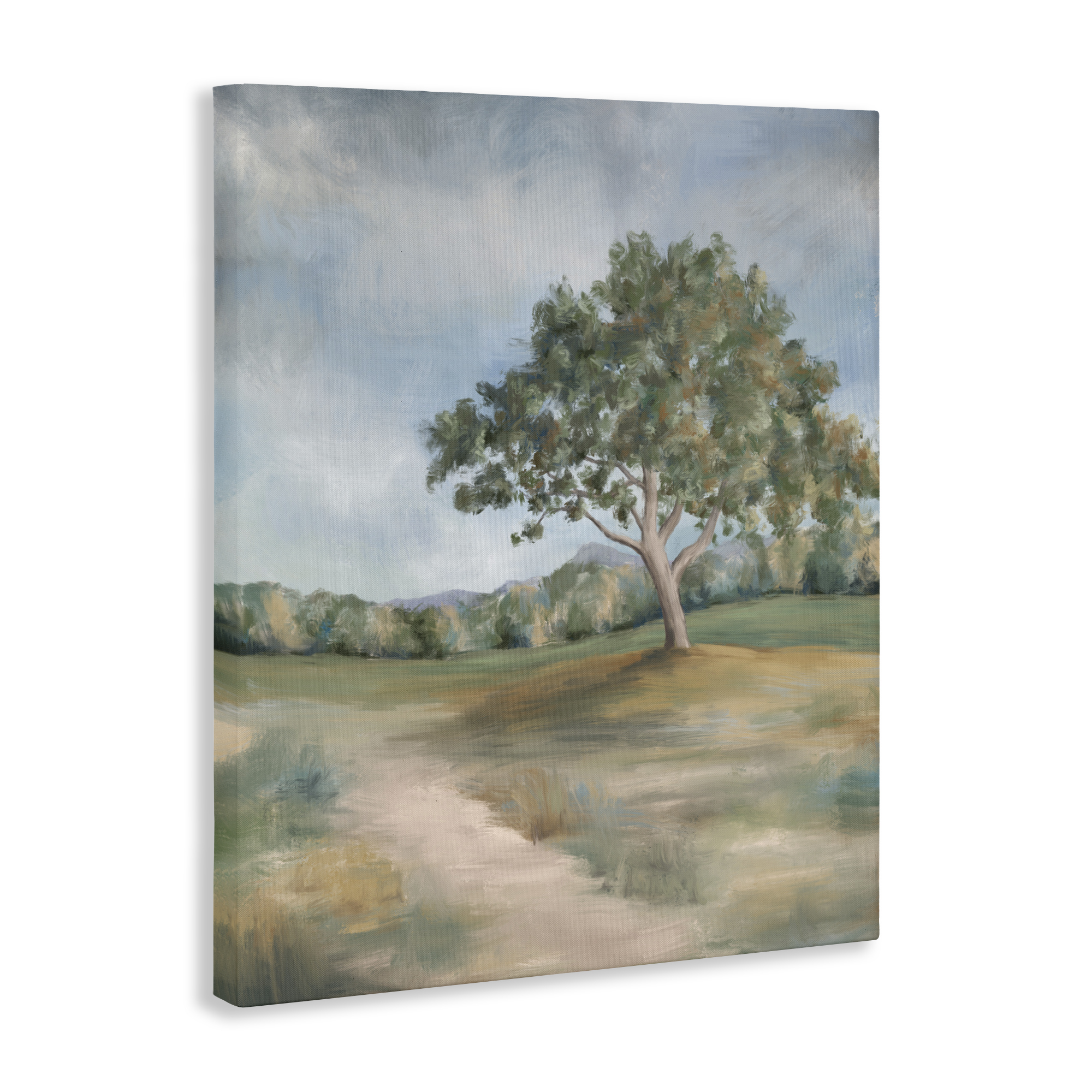 Countryside Tree Scenery Canvas Wall Art, design by Leah Noel Art