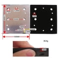 thumbnail image 3 of Bgsha 1pc 100*110mm 1/4 Sheet Sanding Pad Backing Plate For Ryobi S650D S652DK Sander, 3 of 9