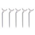 thumbnail image 2 of 15pcs Lightweight and Durable Plastic Curved Tees for Golfer (White), 2 of 9