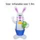 thumbnail image 3 of Modelo Inflable Conejito de Pascua modelo inflable 1,9 m modelo adornos para entrada de compras EE. UU. Ndcxsfigh Libre de BPA, 3 of 3
