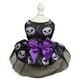 thumbnail image 1 of Disfraz de calavera negra y morada para mascotas, ropa para perros, disfraz de Halloween, 1 pieza, 1 of 6