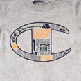 thumbnail image 2 of Boys Gray & Green Champion T-Shirt & Athletic Shorts Outfit Set Size 4, 2 of 2