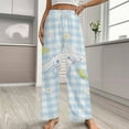 thumbnail image 2 of Cinnamoroll Womens Comfy Pajama PJ Pants Lounge Pants Sleepwear Drawstring PJ Bottoms Pants, 2 of 7