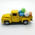 thumbnail image 6 of 5" Sunshine Yellow Die-Cast Easter Truck Statues - Bright Metal Pickup Car Models - Spring Daffodil Sunflower Decor - Holiday Happy Party Kid Toy Gifts - Cheerful Alloy Props - Vintage Farmhouse, 6 of 6