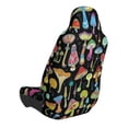 thumbnail image 4 of Lsque Bright Mushrooms Pattern Car Seat Covers for Front Seats , Waterproof Seat Covers for Cars, Sporty Front Seat Covers,Car Seat Cover Protector Front Seats, 4 of 5