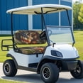 thumbnail image 5 of Pzuqiu 2-Piece Deer American Flag Golf Cart Seat Covers - Breathable Washable Universal Fit for Most 2-Seater Golf Carts, Hunting Gift, 5 of 10