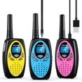 thumbnail image 1 of AWANFI Walkie Talkies for Kids Adults, Rechargeable Long Range Two Way Radios for Family Camping, Hiking, Cycling, 1 of 9