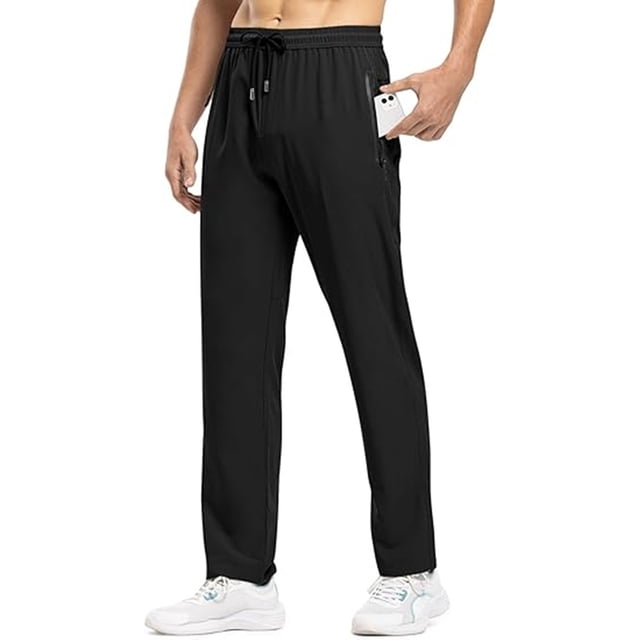 Pantalon Décontracté pour Homme pour Activités de Plein Air / Pantalon Extensible Respirant pour la Randonnée et le Cyclisme avec Confort en Soie Glacée