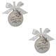 thumbnail image 3 of Yuarrent Decoración bola plástico pluma colgante conmemorativo adorno bola árbol de Navidad colgante, hijo hijo 2piezas Yuarrent CBP017499, 3 of 6