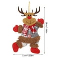 thumbnail image 3 of Fiudx Colgante de Muñeco de Baile Navideño, Adorno Ligero para Árbol de Navidad, Adorno Único para Decoración Navideña, Perfecto para Reuniones Familiares, Religiosas y Festivas, 26 G, Juego de 1 Pie, 3 of 3