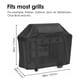thumbnail image 5 of Funda para parrilla, incluye bolsa de almacenamiento y bandas laterales para mayor estabilidad, protección para todo tipo de clima para parrillas de hasta 58 pulgadas, impermeable y anti-UV,, 5 of 5