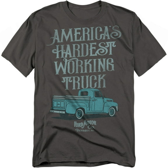 Ford T-Shirt Vintage America'S Hardest Working Truck Unisex Graphic Tee For Men & Women
