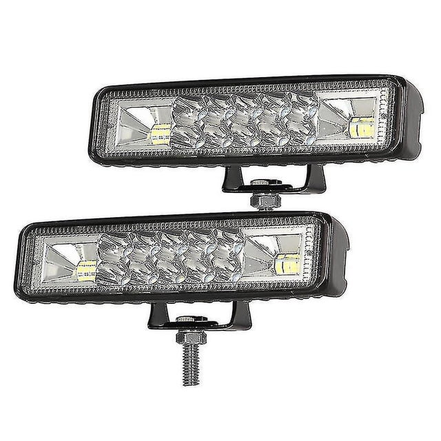 Barra de luz LED para coche de 6 pulgadas, para camión, coche, motocicleta, barco, paquete de 2