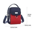 thumbnail image 2 of Ratfeit Waterproof Women Crossbody Bag Elegant Oxford Messenger Bags Simple for Work, Multi-pocket Storage Shoulder Handbag, 2 of 2