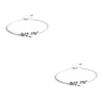 thumbnail image 2 of sweethay Tobilleras en capas con cuentas oro plata ajustable estilo elegante estrella playa accesorios pulseras de tobillo para niñas mujeres Type2 NO2, 2 of 6