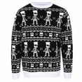 thumbnail image 1 of The Simpsons  Adult Bart Simpson Skeleton Knitted Jumper, 1 of 2