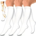 thumbnail image 1 of 3pairs Copper Compression Socks For Blood Circulation 15-20mm Hg  Compression Socks For Women And Men, 1 of 6