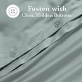 thumbnail image 6 of Superior 650 Thread Count Egyptian Cotton Duvet Cover Set, Teal, Full/ Queen, 6 of 8