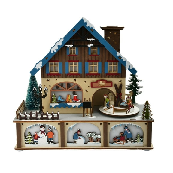 Handmade Wood Music Box Chrsitmas Music Box Vintage Music Box For Home Decoration Wedding Birthday Anniversary Present