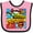 Pink and Black, variant on Inktastic Little Sister Comic Book Girls Baby Bib