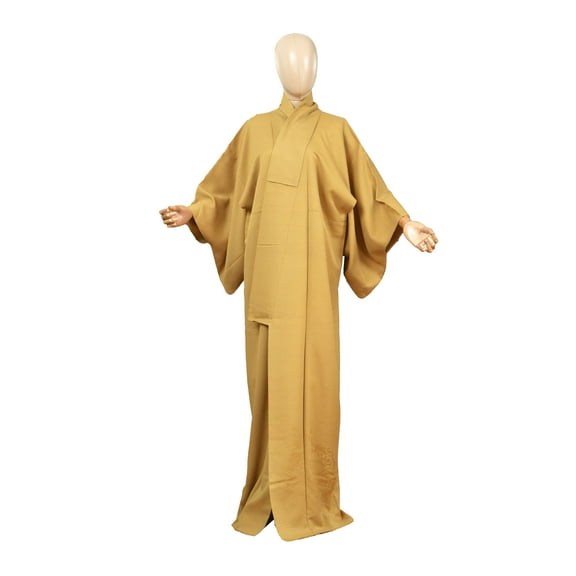 DEAR VANILLA Authentic Traditional Japanese Tango Chirimen Silk Iromuji Kimono for Women Robe Made in Japan KMC-0005