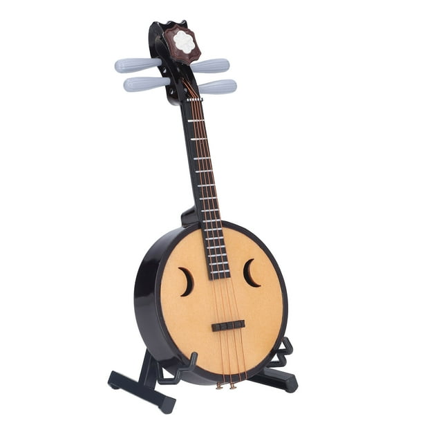 Stringed Instruments Toys, Basswood Material Chinese Zhongruan Instrument Comfortable Grip 14cm/5.5in National Traditional For Gift For Decoration ANGGREK Chinese Zhongruan Instrument