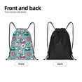 thumbnail image 2 of Yiaed Swimming Bulldog Print Drawstring Bags Drawstring Backpack Bulk String Back Pack Gym Sport Bag-Medium, 2 of 5