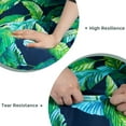 thumbnail image 4 of Magpie Fabrics Indoor Outdoor Bench Cushion 45"x18", Non-Slip Tufted Long Seat Pads, Patio Loveseat Cushion for Window, Garden, Swing, Settee - Green Lagoon Leaves, 4 of 14