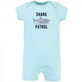 thumbnail image 5 of Hudson Baby Infant Boy Cotton Rompers, Shark Patrol, 6-9 Months, 5 of 5
