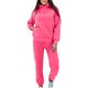 thumbnail image 1 of Puntoco Suéter De Bolsillo Con Capucha De Cuello Medio Alto Para Mujer Pantalones Con Cordón Conjunto De Dos Piezas De Manga Larga Con Capucha Liquidación Puntoco Puntoco-5356, 1 of 6